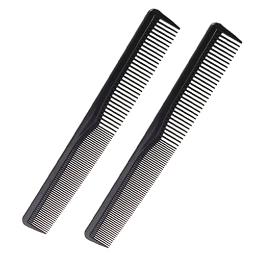 minkissy 5pezzi Pettine Per Capelli in Plastica Doppia Faccia Pettine Antistatico Denti Di Diverse Dimensioni Di Pettini Per Taglio Capelli Adatto Saloni Di Bellezza e Uso Domestico