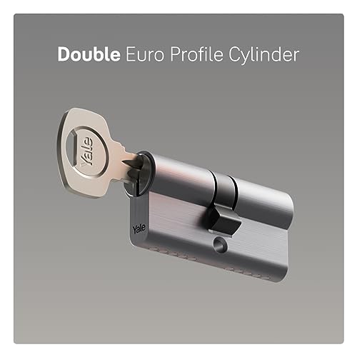 Yale 10-0552-3035-00-0211 500 Plus-Serie Euro-Profilzylinder - Doppelt - 30/35 - Messing poliert Profile Cylinder, Polished Brass - Image 4