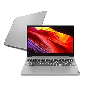 Notebook Lenovo Ultrafino IdeaPad 3i i7 8GB 256GB SSD Placa de Vídeo Dedicada Linux 15.6" 82BSS00500, Prata