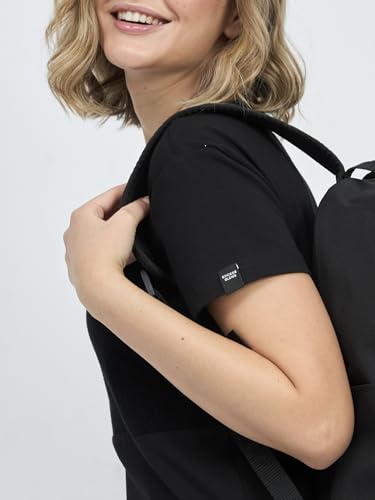 Women’s Customizable Black T-Shirt with Patches Area, X-Large, Regular Fit, Boat Neck, Soft Cotton-Lycra Blend for Personalization