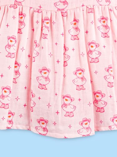 Image of Kidbea Bamboo Cotton Baby Girl Dress, Sleeveless Casual Wear Girls Frock