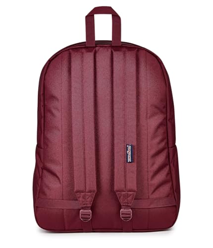 Image of JanSport SuperBreak One Backpack - Durable, Lightweight Bag with 1 Main Compartment, Front Utility Pocket with Built-in Organizer, Premium Backpack, Cherry Lacquer