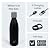 WATER.IO Smart Water Bottle - Stay Motivated to Drink More, Track Water Intake with Color Changing LED Reminder & Bluetooth Free App. Insulated Stainless Steel, BPA-Free 25oz.
