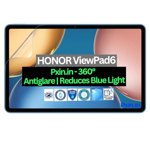 Image of Pxin Tablet Anti Bluelight and Anti Glare Screen Guard compatible with HONOR ViewPad6 | BLUVLightblock Tech | Scratch Proof | Prevents bluelight | Eye Protection | No Dry Eyes