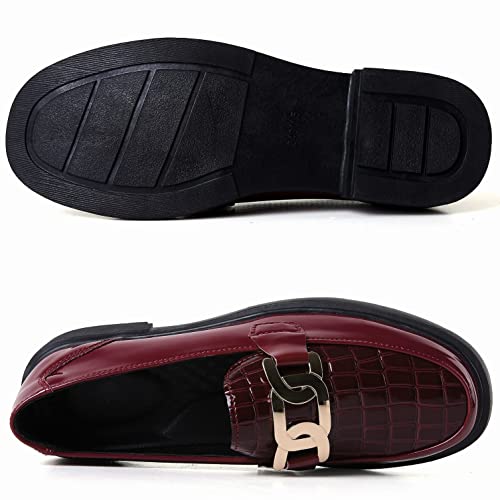 Image of VOCNTVY Loafers for Women Slip On Comfort Business Work Shoes