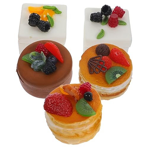 SUPVOX 5ensembles Boîtes De Rangement DIY Forme De Gâteau Matériaux pour Conteneurs De Rangement Jouets DIY pour Garçon Fille Accessoires Photo Décoration De Cuisine