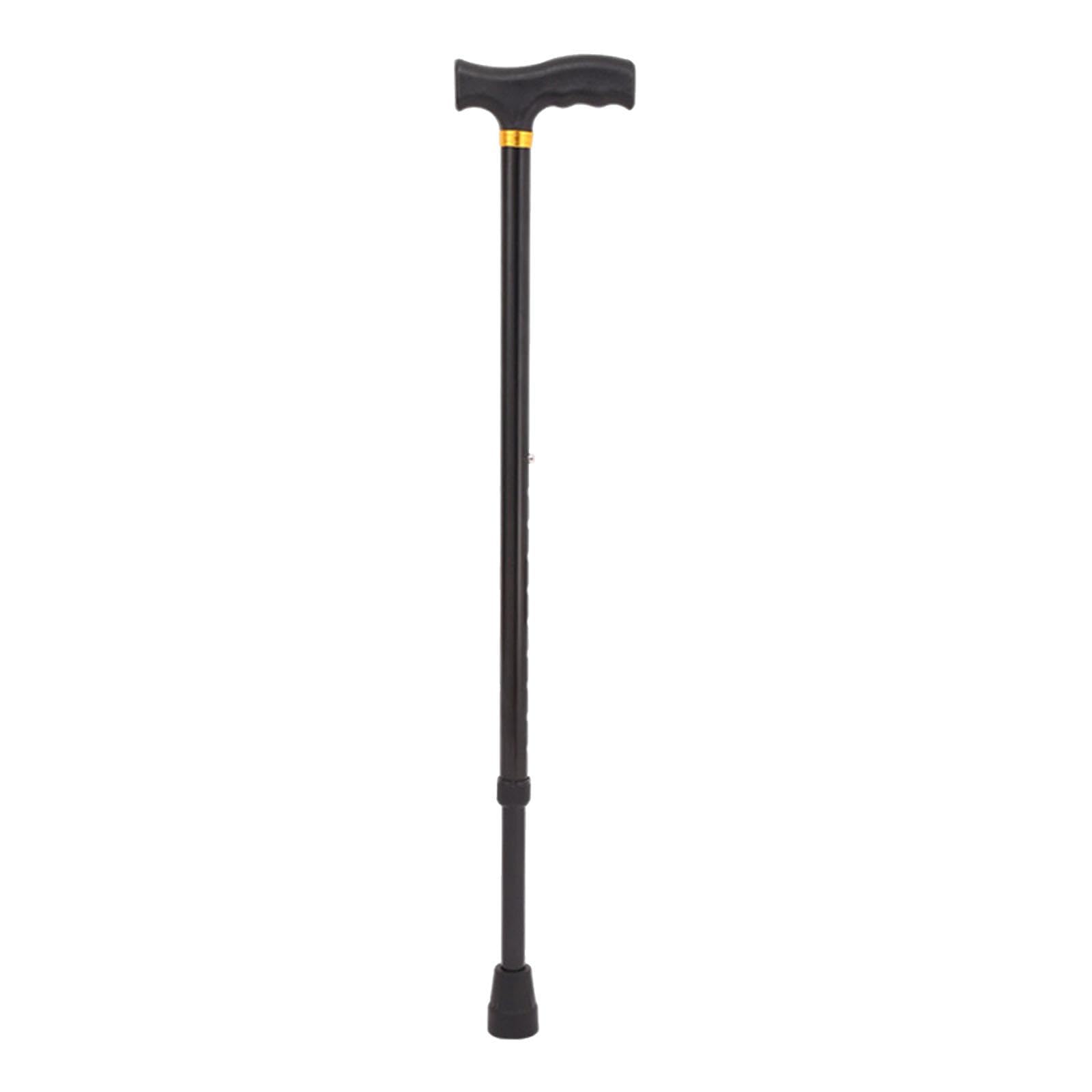 CALANDIS Elderly Walking Stick Stable Antislip Base for Picnic Outdoor Adults Aluminum Alloy B-image-2