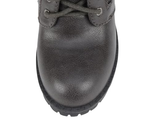 Image of Soda Women's Malia Faux Lace Up Chunky Lug Sole Combat Boot