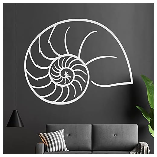 Nautilus - Adhesivo decorativo para pared (6 tamaños)