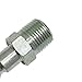 LEFITPA Replacement Automotive Steel Coupler Plug 1/4 Inch x 3/8 Inch Male NPT for Interstate Pneumatics CPA461