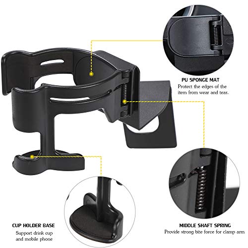 Portavasos y soporte de teléfono multifunción para Jeep Wrangler miniatura 4