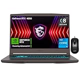 MSI Laptop Gaming Thin 15 Intel Core Ci5-13420H NVIDIA GeForce RTX4050 16GB RAM 512GB SSD 15.6' FHD 144Hz Gris, Teclado en...