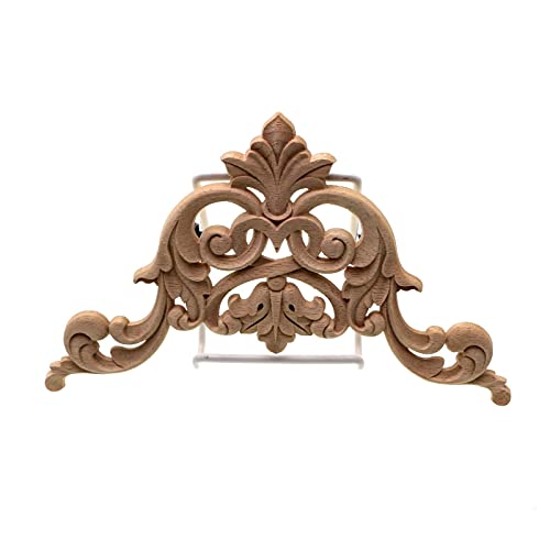 Patch de fleur de sculpture sur bois applique de meuble decoration lit