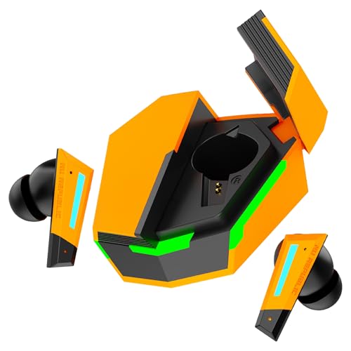 Image of Nu Republic Transform-X with X-Bass, ENC Technology, 60 Hrs Playtime, TWS with Mic and Hall Sensor, Fast Charge, Dual Mode TWS Earbuds - Yellow