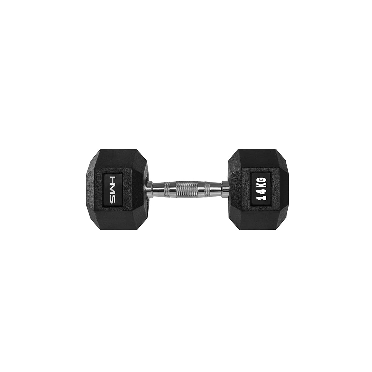 HMS Unisex's 17-66-116 HEX PRO Hantel, Schwarz, Einheitsgröße