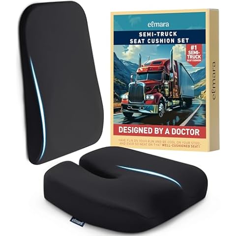 Elmara Truck Driver Seat Cushion Set Cover
