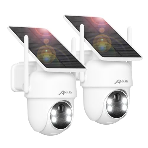 Amazon.co.jp: 【2025年最新ソーラー一体型】 ANRAN 防犯カメラ 屋外