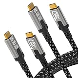 CABLAPTOP usb c auf usb c kabel 2m,USBC Kabel 2m,[2 Stück] USB C auf USB C Video Kabel für 20Gbps...