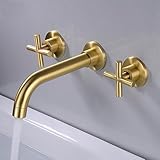 Risparmia lo spazio del contatore: rubinetto bagno lavabo 3 fori ha un design integrato, risparmiando lo spazio contatore, può ospitare più articoli ed è compatibile con qualsiasi lavandino del bagno.