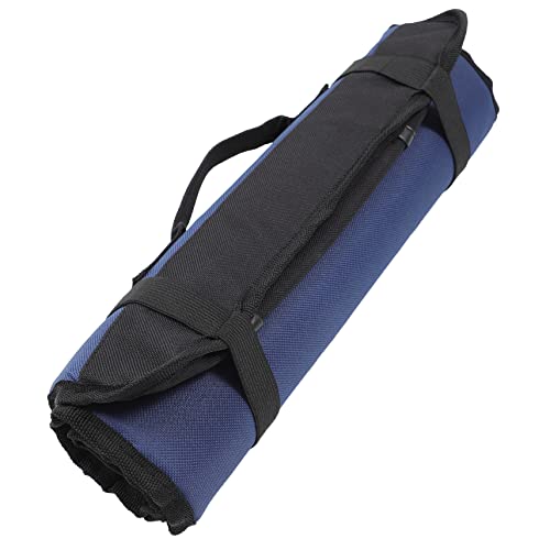 Cabilock 1Pc Chef Knife Roll Bag Slots Portable Cutlery Holder for Kitchen Organization Oxford for Home Restaurant and Bar Use Lightweight Design for Easy Transport