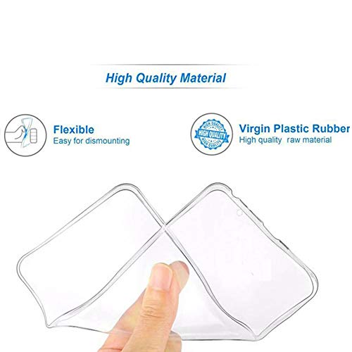 Image of Fashionury Crystal Clear Case for Samsung Galaxy M51 / Samsung M51 | Yellowing Resistance | Transparent TPU Silicone | Raised Camera Lips | Slim Transparent Cover