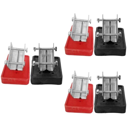 NUOBESTY 3sets Non Slip Ladder Feet Pads Durable Rubber Ladder Foot Covers for Enhanced Stability and Protection for Indoor Outdoor Use Lightweight and Retractable Design 2pcs*3