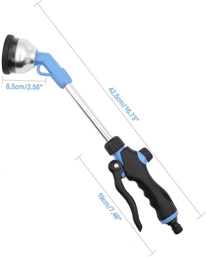 Pistola for Tubo Flessibile, Pistola a Spruzzo, Pistola a Spruzzo ad Asta Lunga Multifunzione Ugello for Tubo Flessibile for Irrigazione Irrigazione da Giardino Depuratore d'Acqua for Autolavaggio
