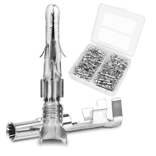 JRready ST6433 50 paires de bornes mâles et femelles 14-20 AWG, Convient au connecteur de câble standard de 2,36 mm et à l'outil de sertissage ACT-LY-JRN002-H