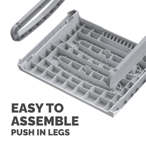 Adjustable Ergonomic Foot Rest Stool for Office & Home - White - Image 6