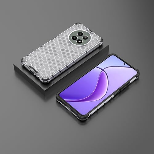 Image of Hard PC Back Case Cover for Realme 13 5G Anti Slip Ultra Thin Shockproof Reinforced Corners (Polycarbonate|Clear)