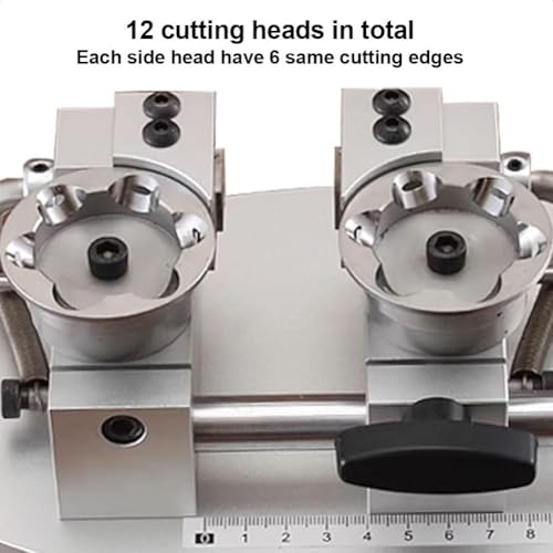 Biseladora de aleación de aluminio y cortadora de bordes de cuero manual 7