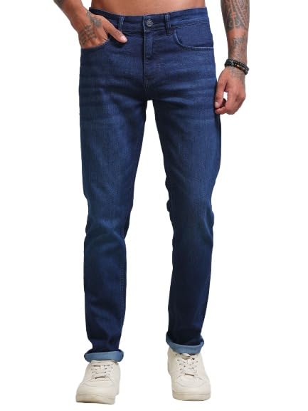 Image of Blue Tapered fit Jeans MMDTP01-103