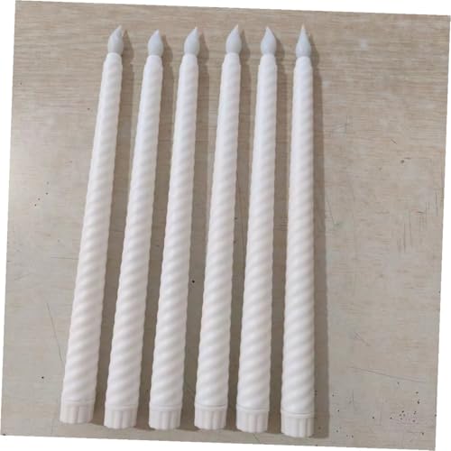 Velas decorativas seguras de cera para decoración de hogar limpia y sin humo 5