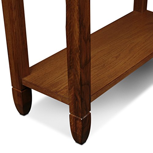 Image of Leick Home Sibley Console Table, 28 inch, Rustic Oak