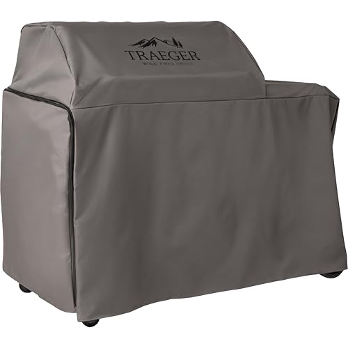 Image of Traeger Grills BAC776 Full-Length All Weather Grill Cover Accessory - Woodridge Pro and Woodridge Elite