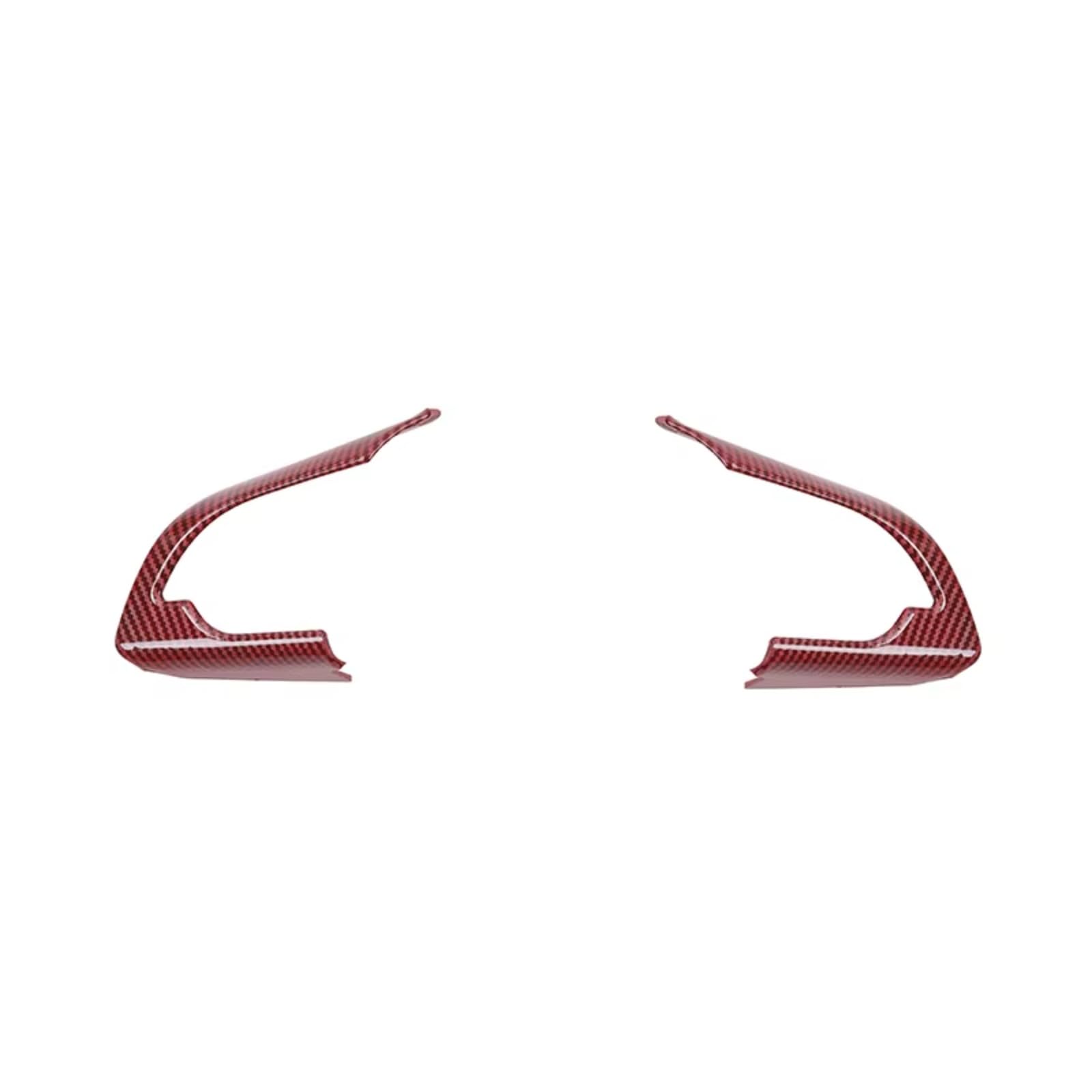 Car Interior Moulding Trim for Suzuki for Jimny 2019 Up Interior Stickers Car Accessories Auto Steering Wheel Decoration Pannel Covers ABS Trim(Carbon Fiber red B)