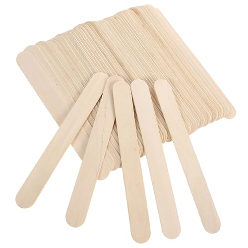 minkissy Disposable Wooden Hair Removal Wax Sticks 6 Pack Spa Applicators for Women