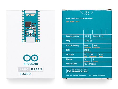 Image of Arduino Nano ESP32 Without Headers [ABX00092] - ESP32-S3, USB-C, Wi-Fi, Bluetooth, HID Support, MicroPython Compatible for IoT & Embedded Applications
