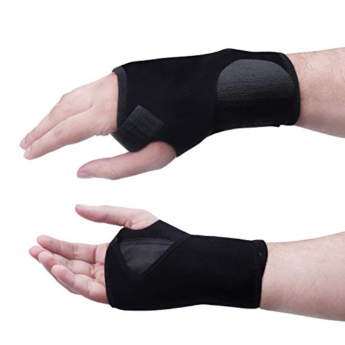 Órtesis muñequera Avanzada (1 Par) Muñequera ajustable Férula Soporte - Ideal para Alivio inmediato del Dolor de síndrome de túnel carpiano, Dolor de muñeca, esguinces, LER y Artritis