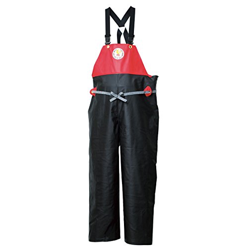 マリンエクセル 産業用レインウェア ハイパーマリンエクセル プロ オーバーオール 12180710 ブラック 3L