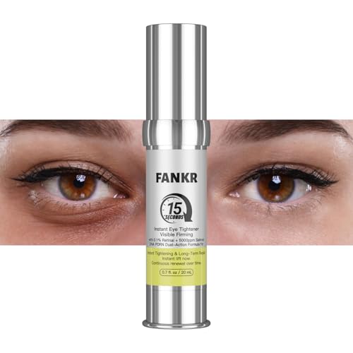 15-Second Instant Eye Lift Cream with Sodium DNA & 0.1% Retinal | Rapid Tightening for Eye Bags & Fine Lines | Dual-Action Firming + Long-Term Repair | Caffeine, Peptides & Collagen Complex | 0.7fl oz