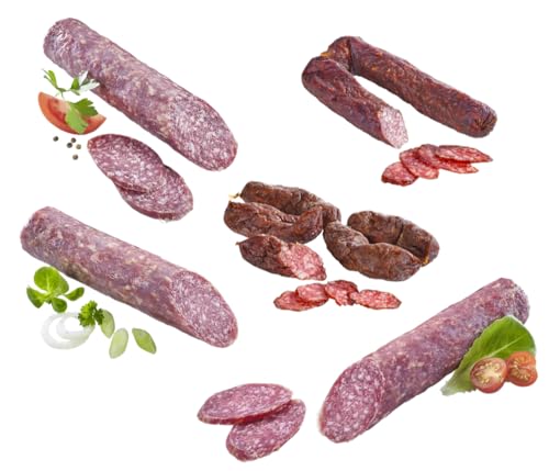 Almgourmet - Südtiroler Wild Wurst (780g) - Zusammenstellung aus...