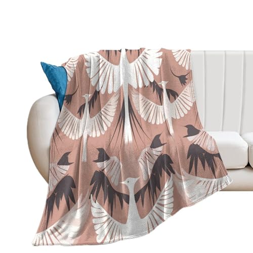 Jeté en flanelle super douce et chaude avec pompons décoratifs - 2