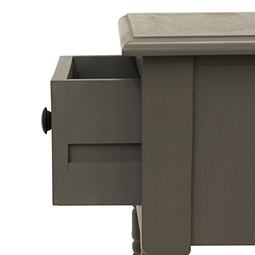 Image of Decor Therapy Simplify 1-Drawer Accent Table, Eased Edge Grey