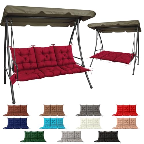 NACATIN 3 Seat Cushion for Outdoor Swing - 60x40 inches, 4