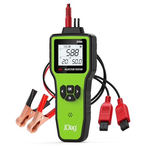 JDIAG Universal Fuel Injector Tester Cleaner Kit - 4 Preset