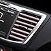 KHGUZ 20PCS Car Air Conditioner Decoration Strip, Waterproof Vehicle Air Vent Outlet Decorative Protection Trim, Bendable Auto Interior Decor Accessories, Universal for SUV, Truck, RV (Pink)