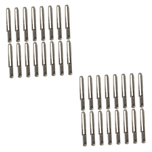 FAVOMOTO 2sets Metal String Musical Instrument Pins Harp Tuning Pins Lyre Zither Tuning Harp String Nails 16pcs*2