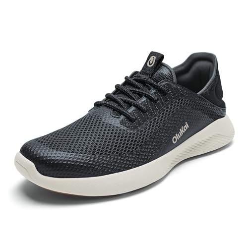 OluKai Kialoa Women’s Water Friendly Slip-On Sneakers, Breathable Walking Shoes with Wet Grip, Lightweight & Comfortable Casual Shoe for Everyday, Lava Rock/Lava Rock, 7.5 - image 1