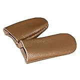 Made of soft leather for a comfortable fit. When you are doing embroidery,you can rest assured your fingers will be protected The pair of finger protector are excellent for needle felting particularly making something small.Strong enough to protect, ...